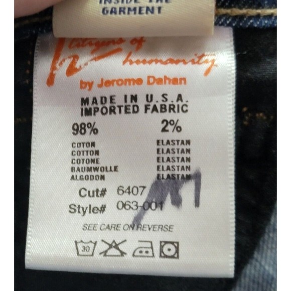 Citizens Of Humanity Kelly 63 Stretch Low-Waist Cropped Women's Jeans Size 26 - Picture 15 of 16